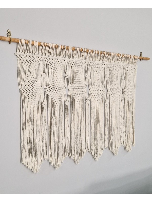 Boho large macrame wall hanging