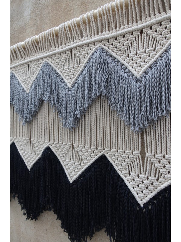 Bohemian macrame hanging tapestry