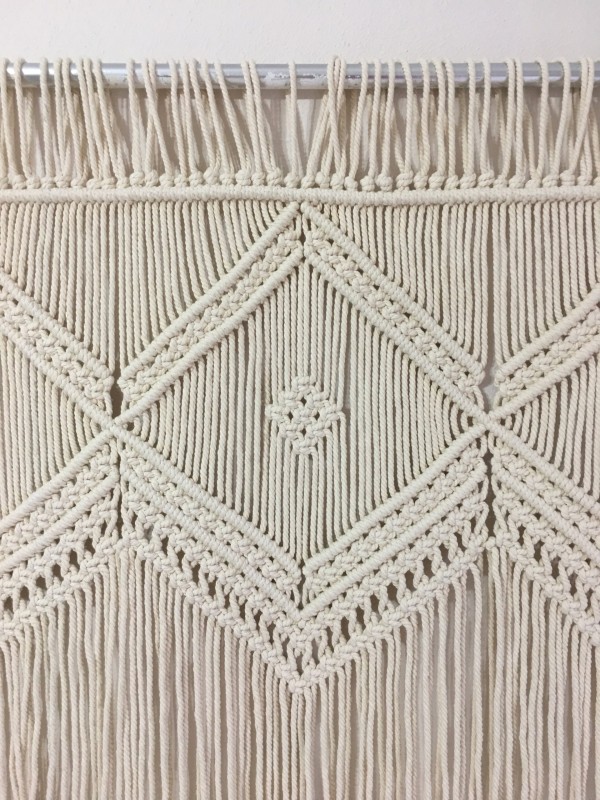 Macrame hanging headboard  tapestry