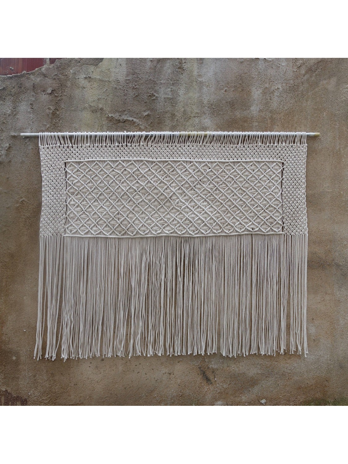 Macrame headboard  wall hanging