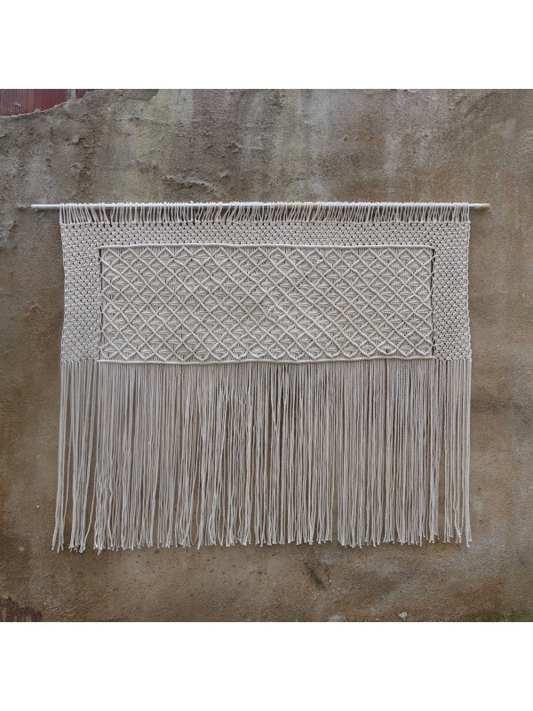 Macrame headboard  wall hanging
