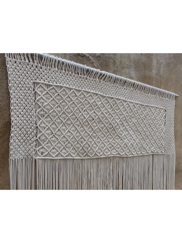 Macrame headboard  wall hanging