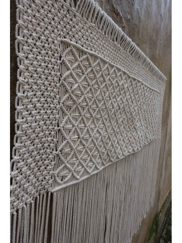 Macrame headboard  wall hanging