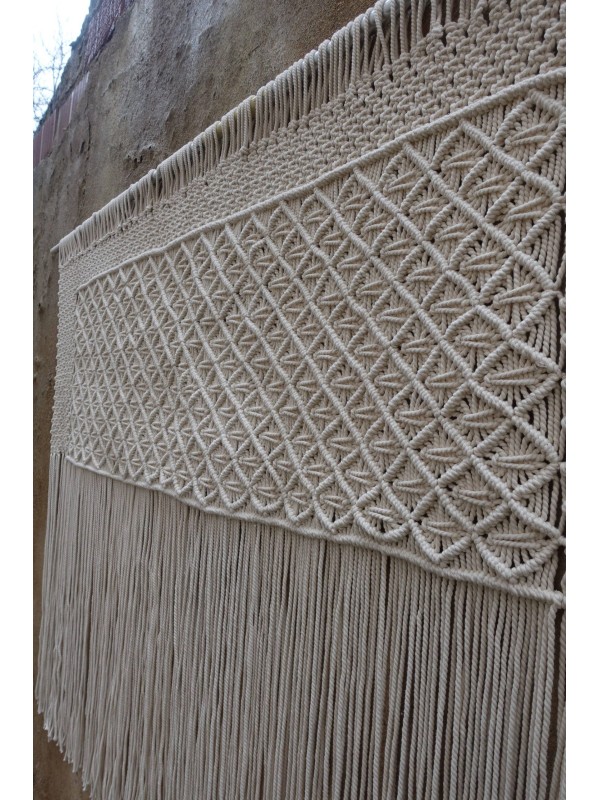 Macrame headboard  wall hanging