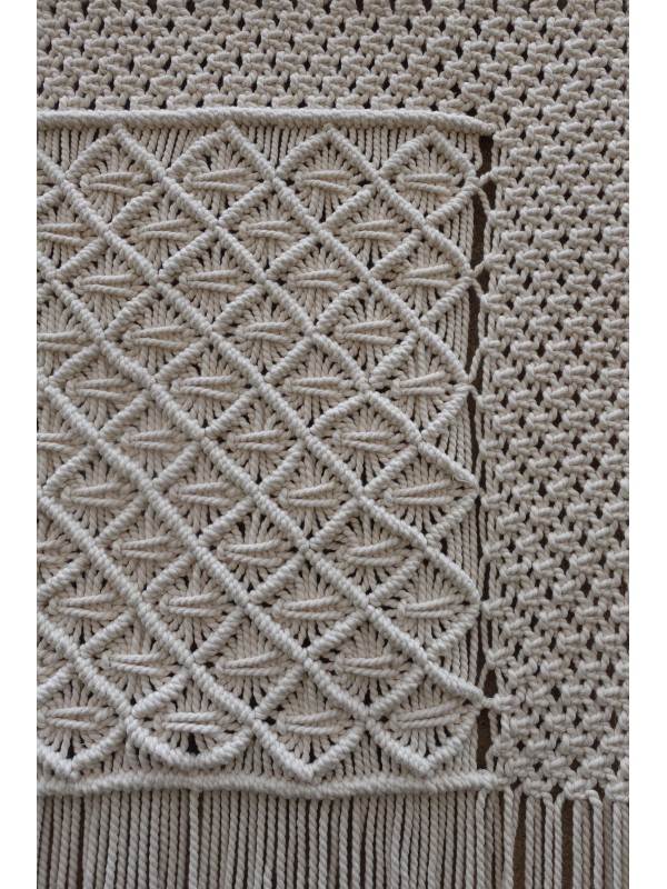 Macrame headboard  wall hanging