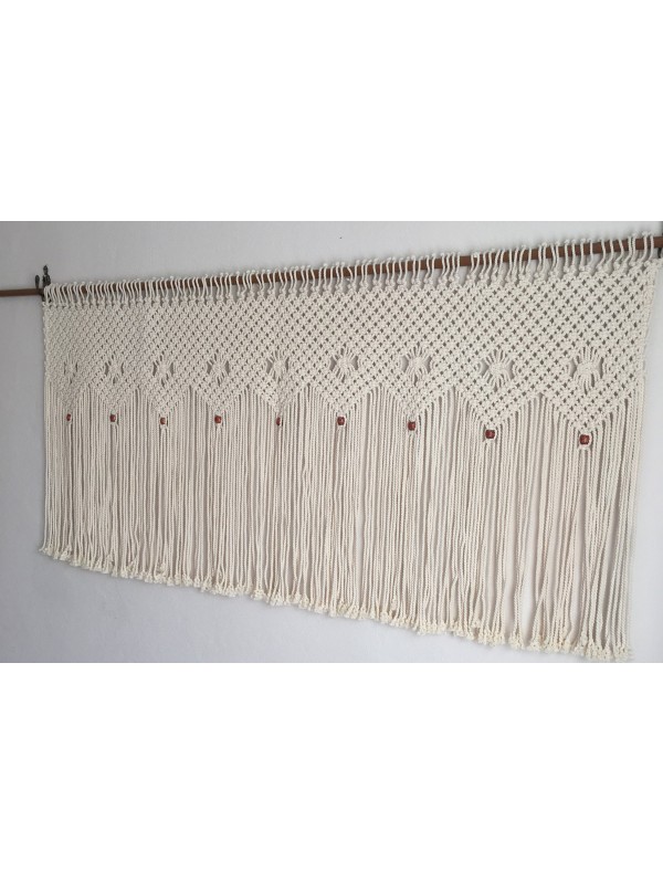 Macrame two colors wall decor