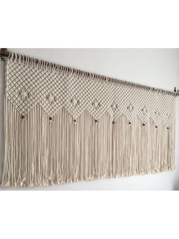 Macrame two colors wall decor