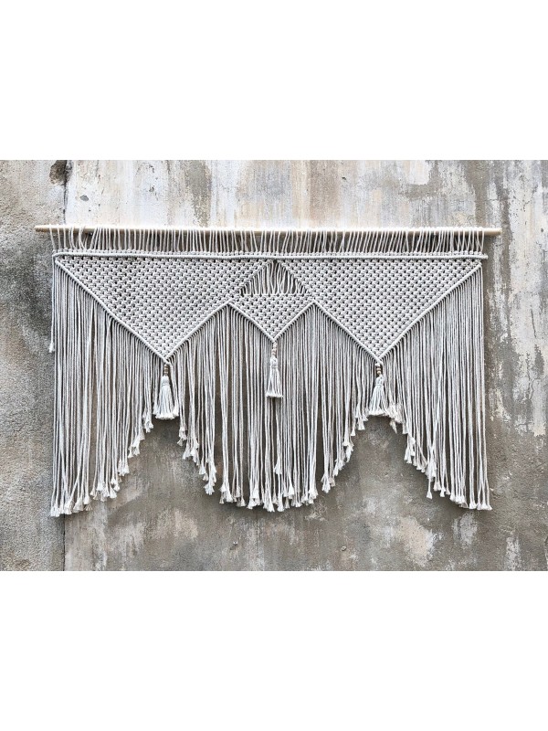 Headboard macrame wall decor