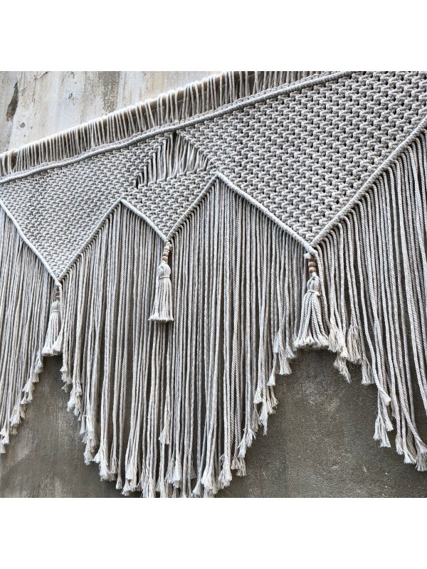 Headboard macrame wall decor