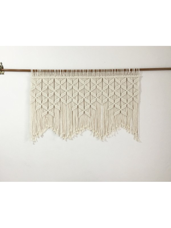 Macrame headboard large wall hanging