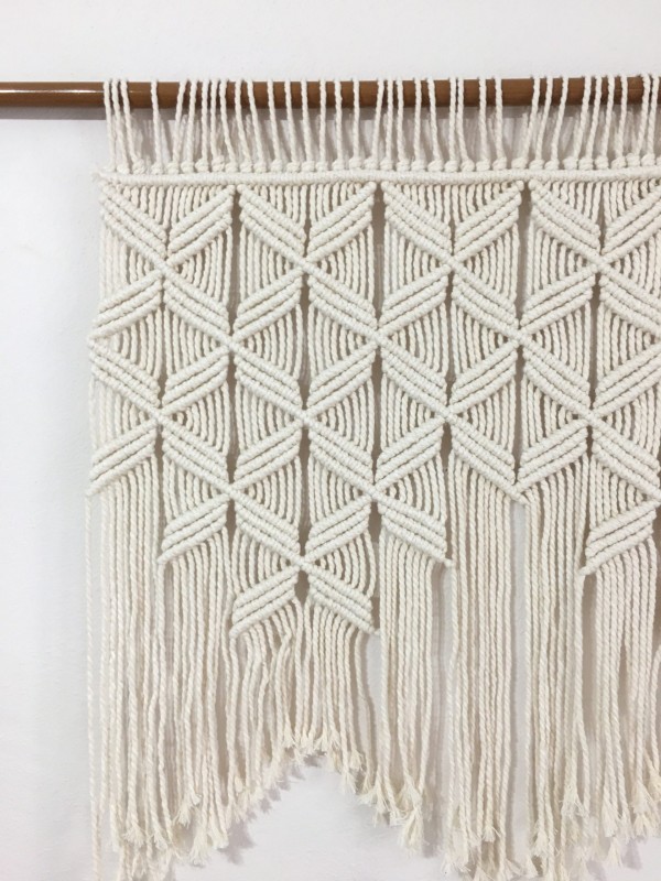Macrame headboard large wall hanging
