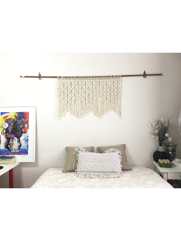 Macrame headboard large wall hanging
