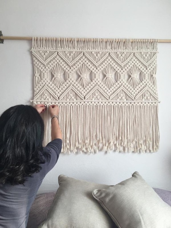 macrame wall hanging tapestry