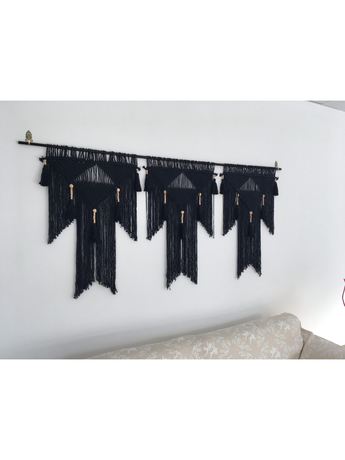 macrame wall hanging textile art